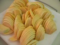 Sliced Rutabagas